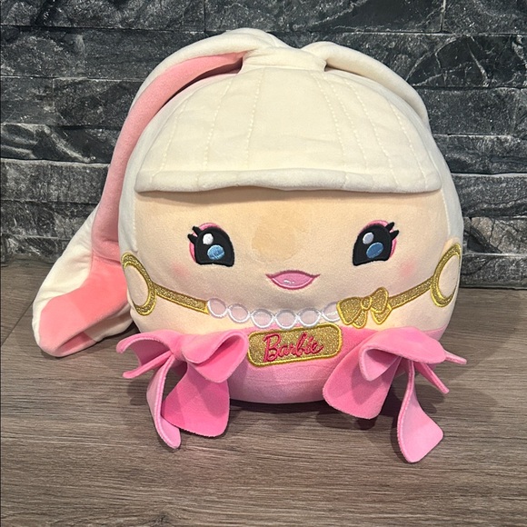 Barbie Other - NWOT Barbie Plush 10 inch Soft Pillow Doll with Felt Bows 🎀